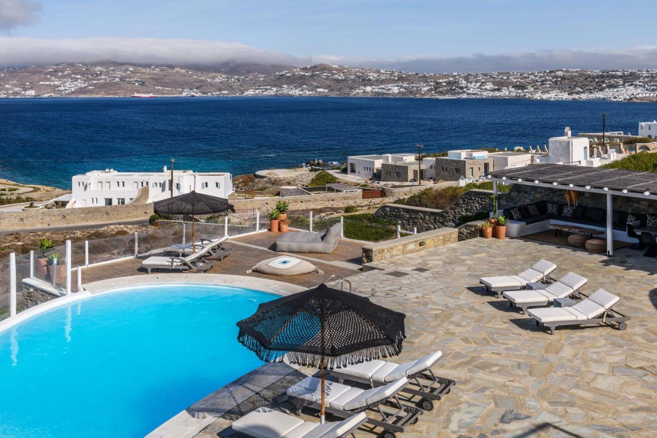 Cosset Villa Bohochic Sea&Harbourview And Sunset By One-Villas Ornos  Exterior photo