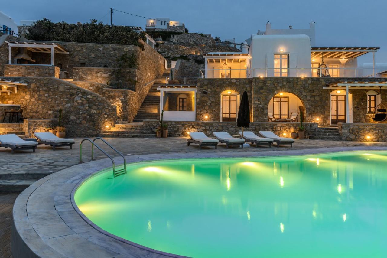 Cosset Villa Bohochic Sea&Harbourview And Sunset By One-Villas Ornos  Exterior photo