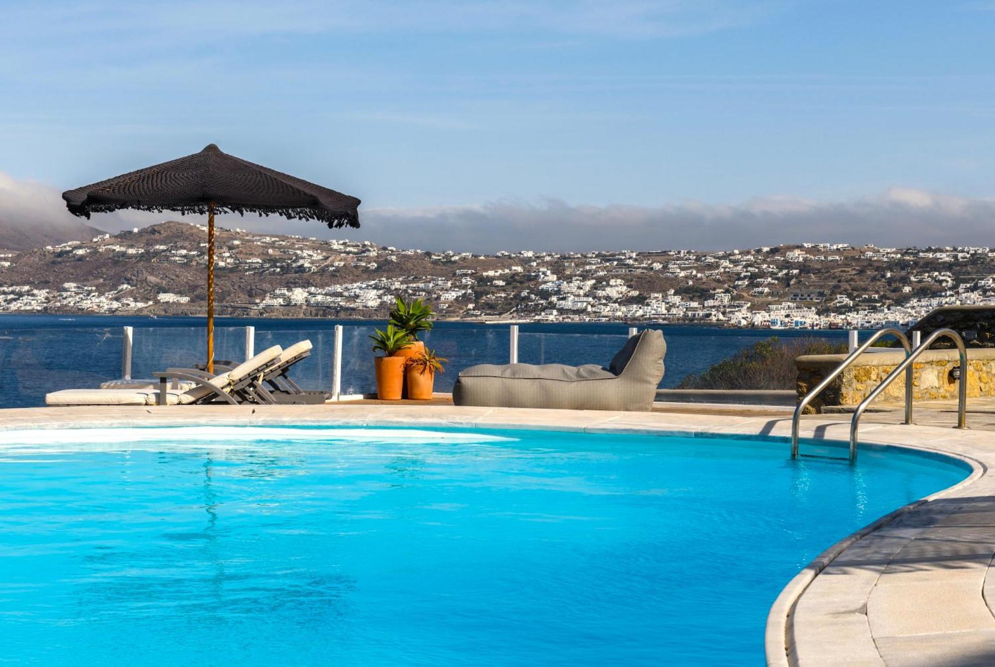 Cosset Villa Bohochic Sea&Harbourview And Sunset By One-Villas Ornos  Exterior photo